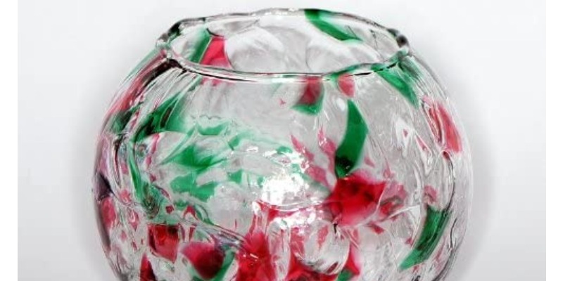 Marco Arezio - Consulente materie plastiche -  Porta candela in vetro riciclato artigianale 6
